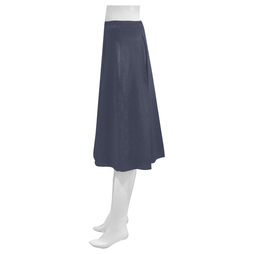 Peacoat Mnemosyne Women's Crepe Skirt (Model D16)