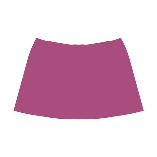 Watermelon Mnemosyne Women's Crepe Skirt (Model D16)