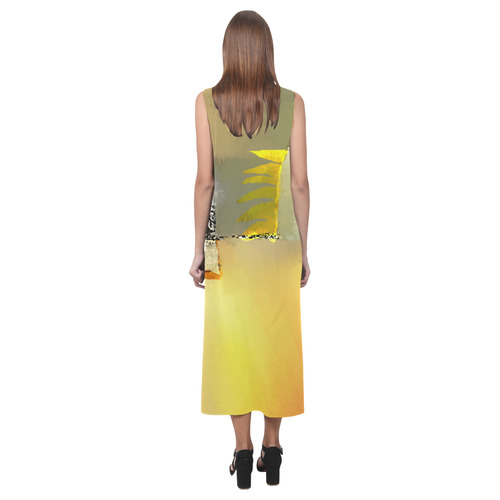 n Phaedra Sleeveless Open Fork Long Dress (Model D08)