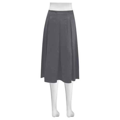 Ebony Mnemosyne Women's Crepe Skirt (Model D16)