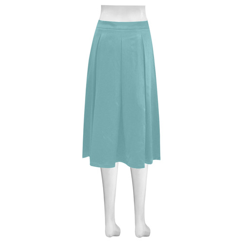Aqua Sea Mnemosyne Women's Crepe Skirt (Model D16)