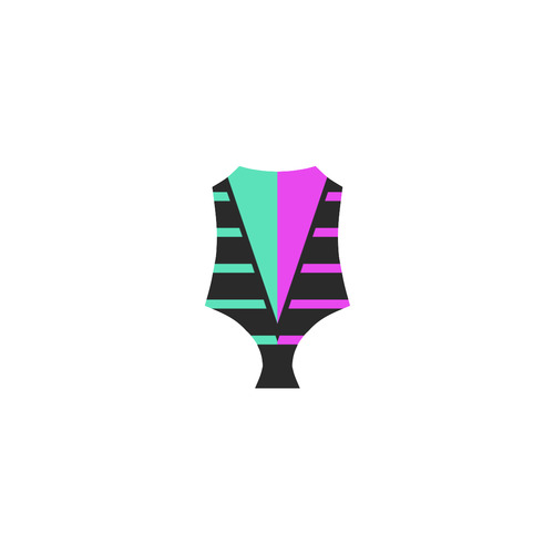 Only two Colors: Pink - Light Ocean Green Strap Swimsuit ( Model S05)