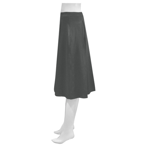 Pirate Black Mnemosyne Women's Crepe Skirt (Model D16)