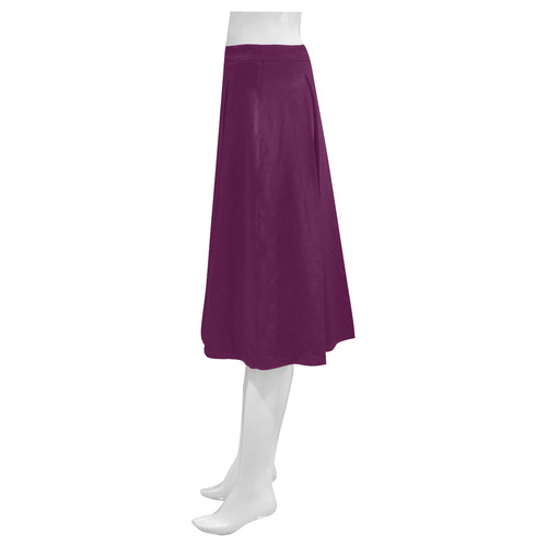 Blackberry Mnemosyne Women's Crepe Skirt (Model D16)