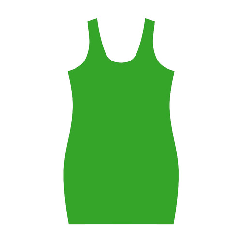 New! Vintage green designers dress edition. Model 3 - Mini dress Medea Vest Dress (Model D06)