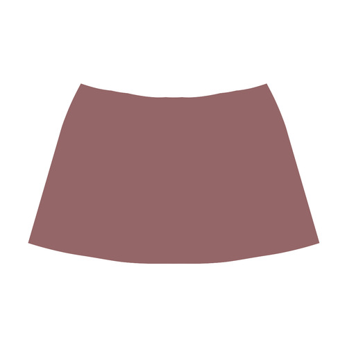 Apple Butter Mnemosyne Women's Crepe Skirt (Model D16)