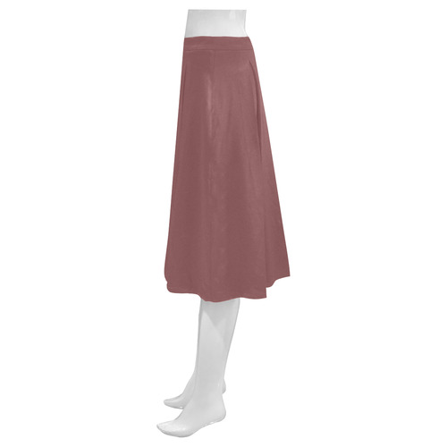 Apple Butter Mnemosyne Women's Crepe Skirt (Model D16)