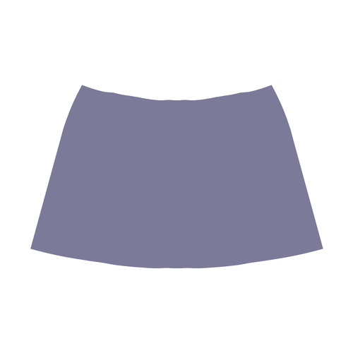 Twilight Purple Mnemosyne Women's Crepe Skirt (Model D16)