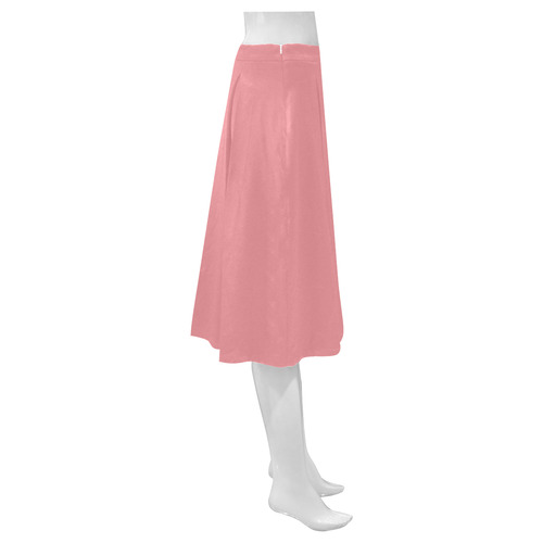 Strawberry Ice Mnemosyne Women's Crepe Skirt (Model D16)