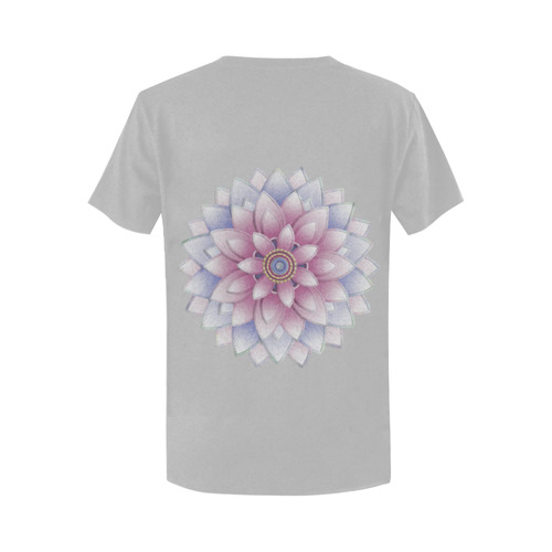 ornament pink, blue Women's T-Shirt in USA Size (Two Sides Printing)