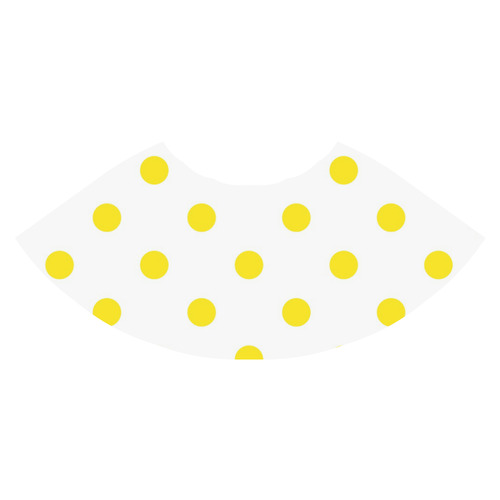 New! Fresh yellow Dots artistic Skirt edition. Collection 2016 / Arrival in shop Athena Women's Short Skirt (Model D15)