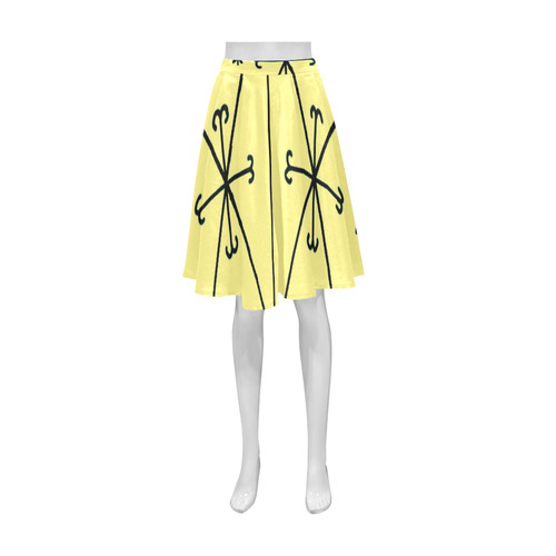 VOODOO SYSMBOL AYIZAN Athena Women's Short Skirt (Model D15)