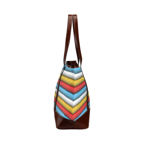 abstract plastic tubes Tote Handbag (Model 1642)