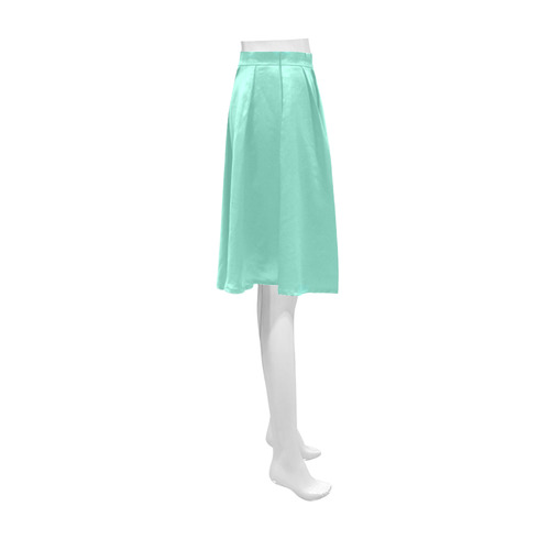 Lucite Green Athena Women's Short Skirt (Model D15)