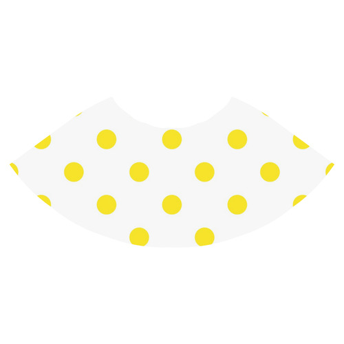 New! Fresh yellow Dots artistic Skirt edition. Collection 2016 / Arrival in shop Athena Women's Short Skirt (Model D15)