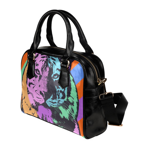 TIGER MULTICOLORS Shoulder Handbag (Model 1634)