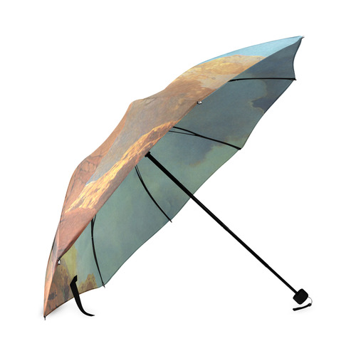 Maxfield Parrish Spring Morning Fine Art Foldable Umbrella (Model U01)