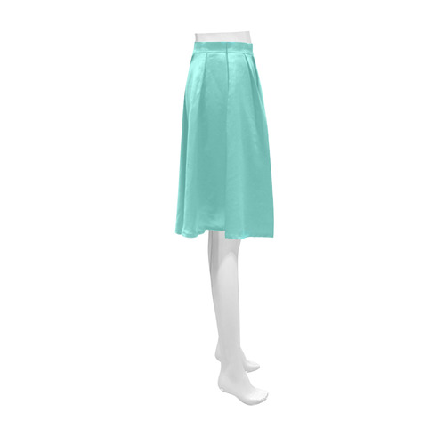 Pool Blue Athena Women's Short Skirt (Model D15)