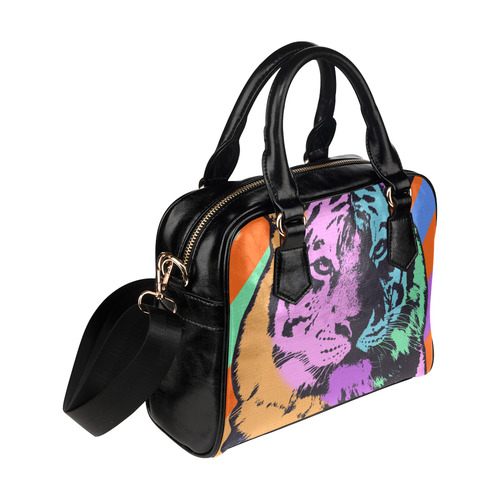 TIGER MULTICOLORS Shoulder Handbag (Model 1634)