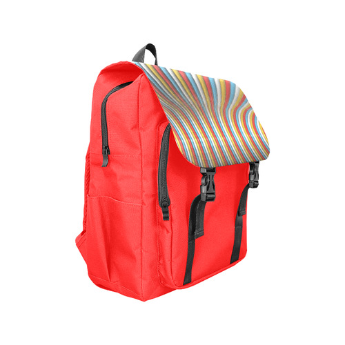 abstract plastic tubes Casual Shoulders Backpack (Model 1623)