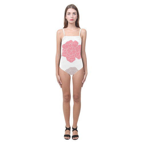 New arrival in shop. Luxury designers fashion with hand-drawn floral art. Collection 2016 available. Strap Swimsuit ( Model S05)