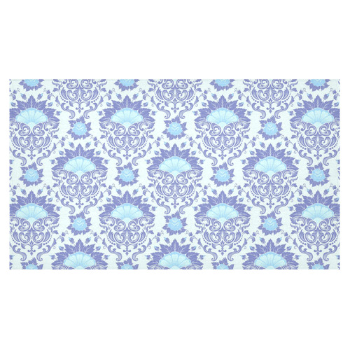 Beautiful Vintage Floral Pattern Cotton Linen Tablecloth 60"x 104"