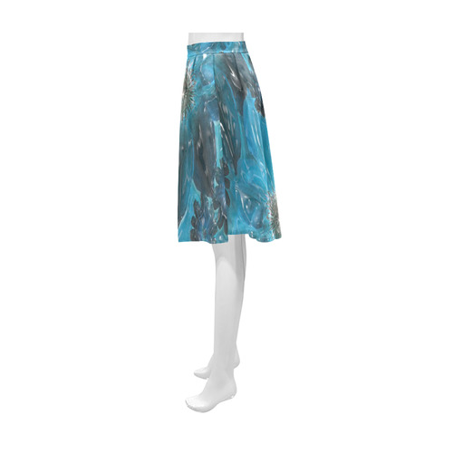 Floral ArtStudio 261016 D Athena Women's Short Skirt (Model D15)