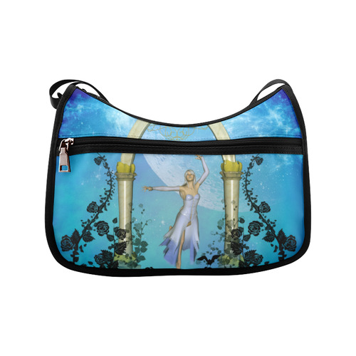 Dancing in the sky with roses Crossbody Bags (Model 1616)