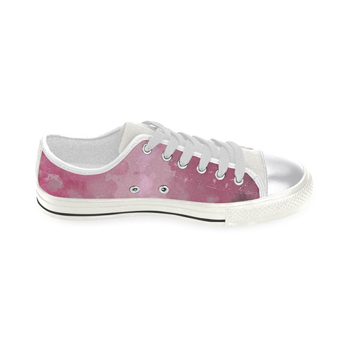 LILAC SURPISE Canvas Women's Shoes/Large Size (Model 018)