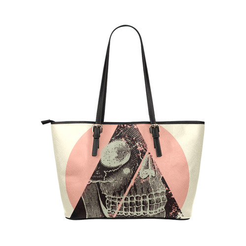 skullex Leather Tote Bag/Small (Model 1651)