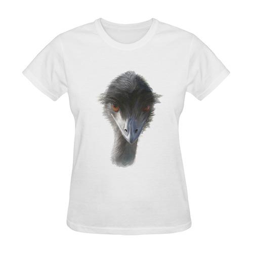 Skeptical Emu - watercolors Sunny Women's T-shirt (Model T05)