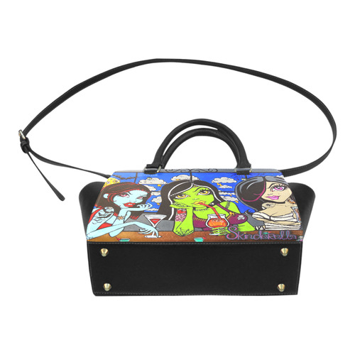 "Ghouls Night Out" by Skinderella - Double Sided - Classic Shoulder Handbag (Model 1653)