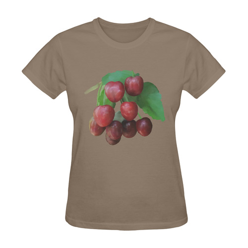 Sour Cherry Sunny Women's T-shirt (Model T05)