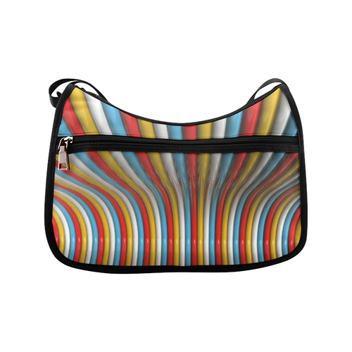 abstract plastic tubes Crossbody Bags (Model 1616)