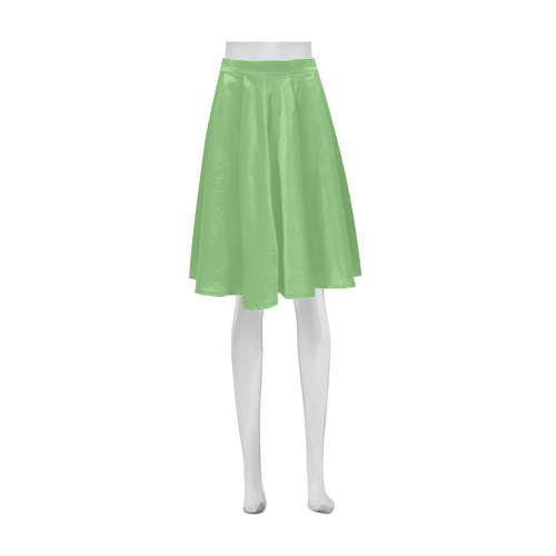 Grass Green Athena Women's Short Skirt (Model D15)