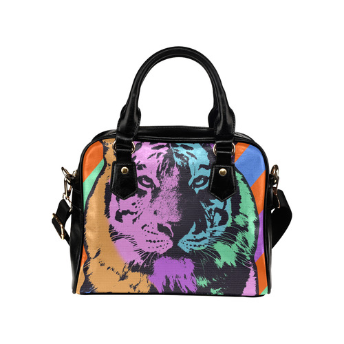 TIGER MULTICOLORS Shoulder Handbag (Model 1634)