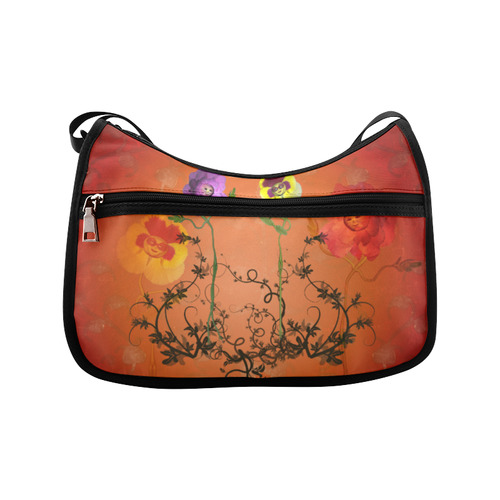 Fantasy flowers Crossbody Bags (Model 1616)