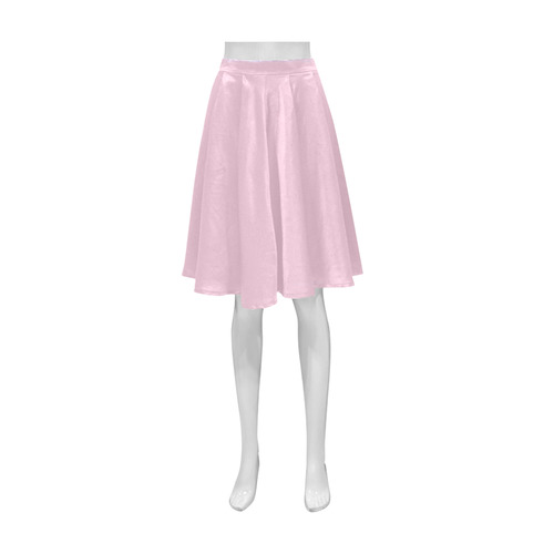 Pink Mist Athena Women's Short Skirt (Model D15)