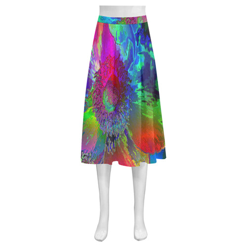 Floral ArtStudio 281016 A Mnemosyne Women's Crepe Skirt (Model D16)