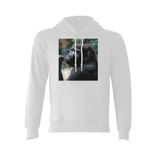 animal art studio 16516 Gorilla Oceanus Hoodie Sweatshirt (NEW) (Model H03)