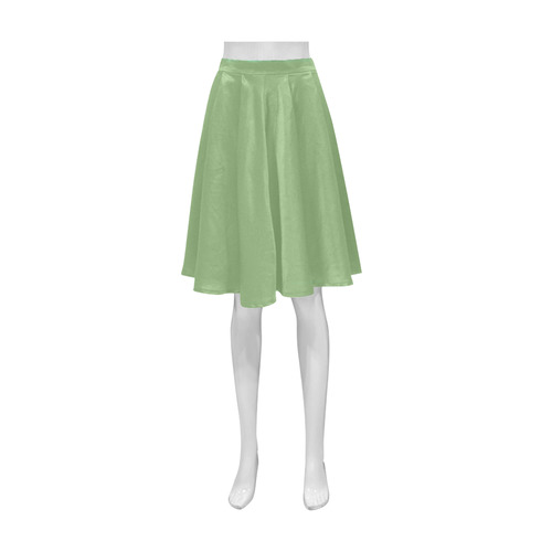 Green Tea Athena Women's Short Skirt (Model D15)