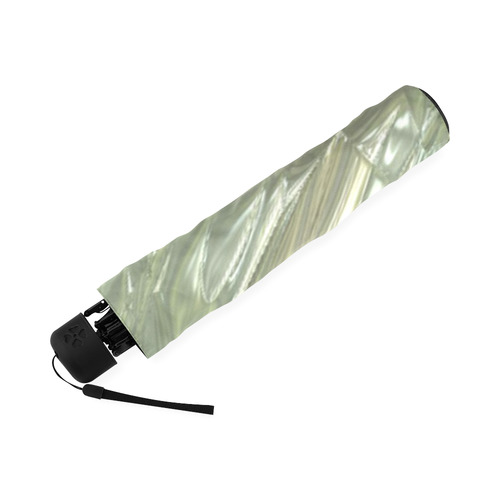 crumpled foil silver Foldable Umbrella (Model U01)