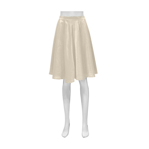 Frosted Almond Athena Women's Short Skirt (Model D15)