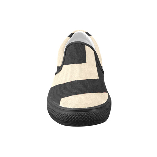 pattern Slip-on Canvas Shoes for Men/Large Size (Model 019)