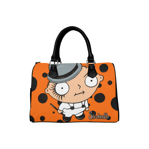 "Clockwork Stewie" by Skinderella Boston Handbag (Model 1621)