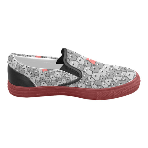 Stand Out From the Crowd Slip-on Canvas Shoes for Men/Large Size (Model 019)