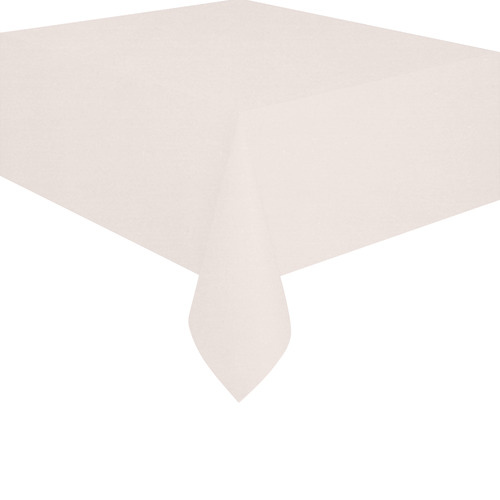 Bridal Blush Cotton Linen Tablecloth 52"x 70"