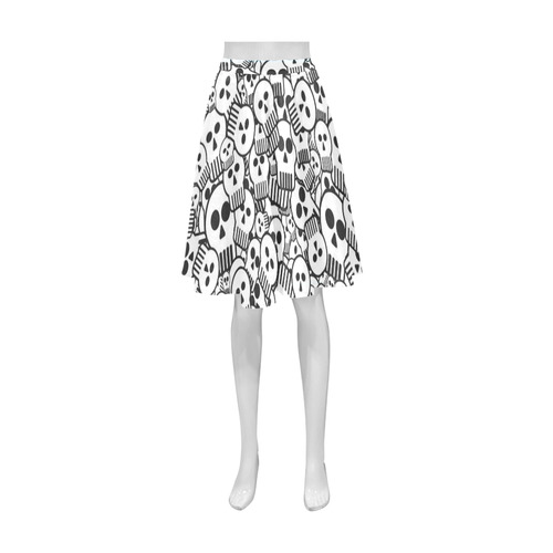 toon skulls Athena Women's Short Skirt (Model D15)