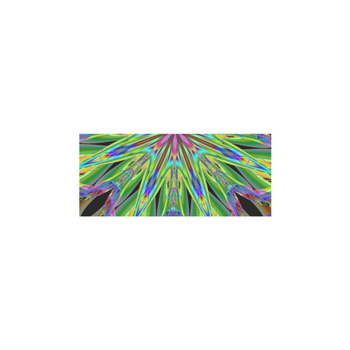 Fractal Kaleidoscope Mandala Flower Abstract 30 Sleeveless Splicing Shift Dress(Model D17)