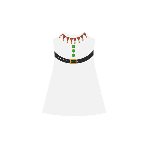 Christmas Elf - Santa's Helper Alcestis Slip Dress (Model D05)